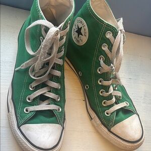 Converse Green High-Top Sneakers